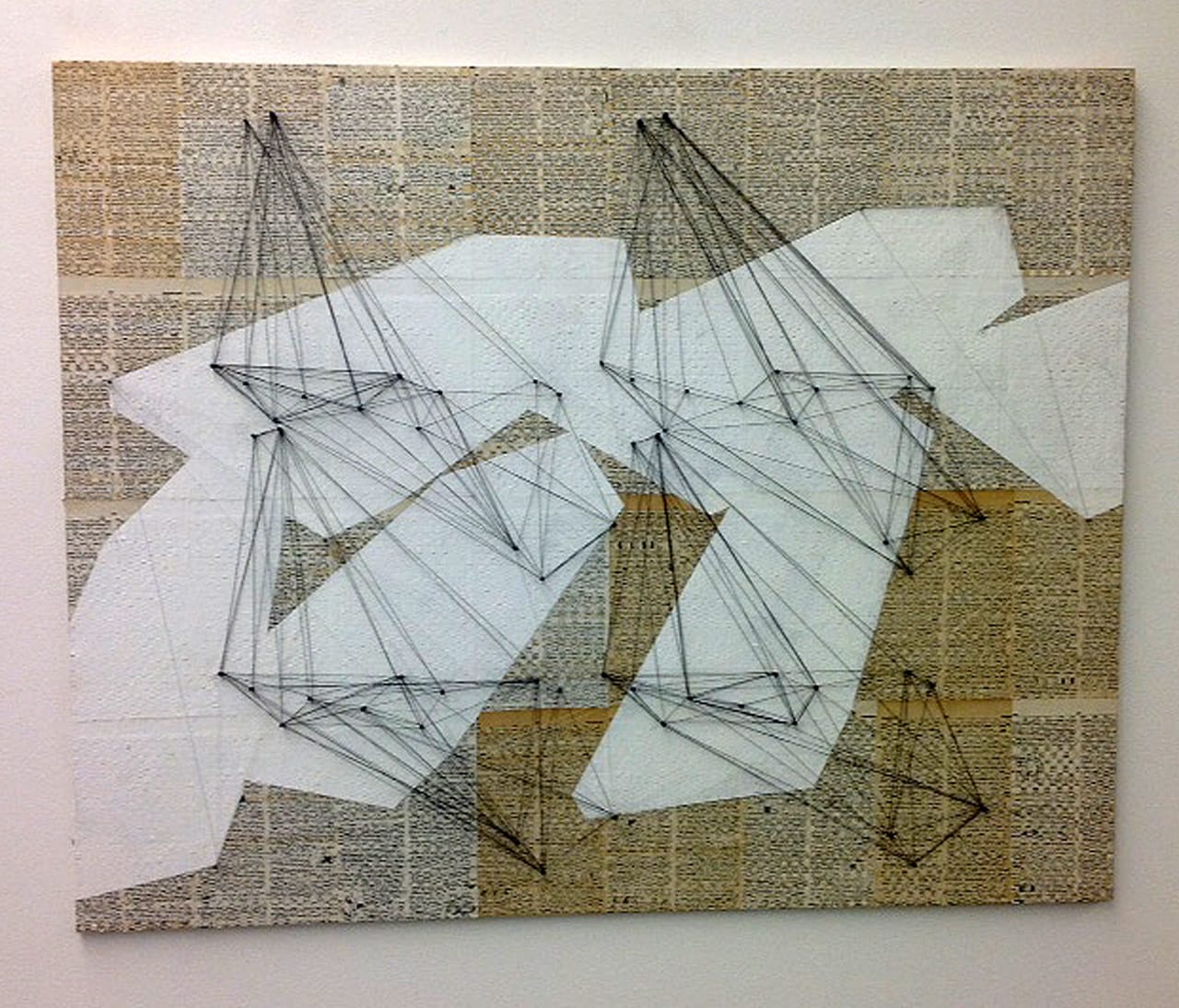 Tarr Hajnalka,, _Untitled_ (2015) mixed technique, 82x102 cm