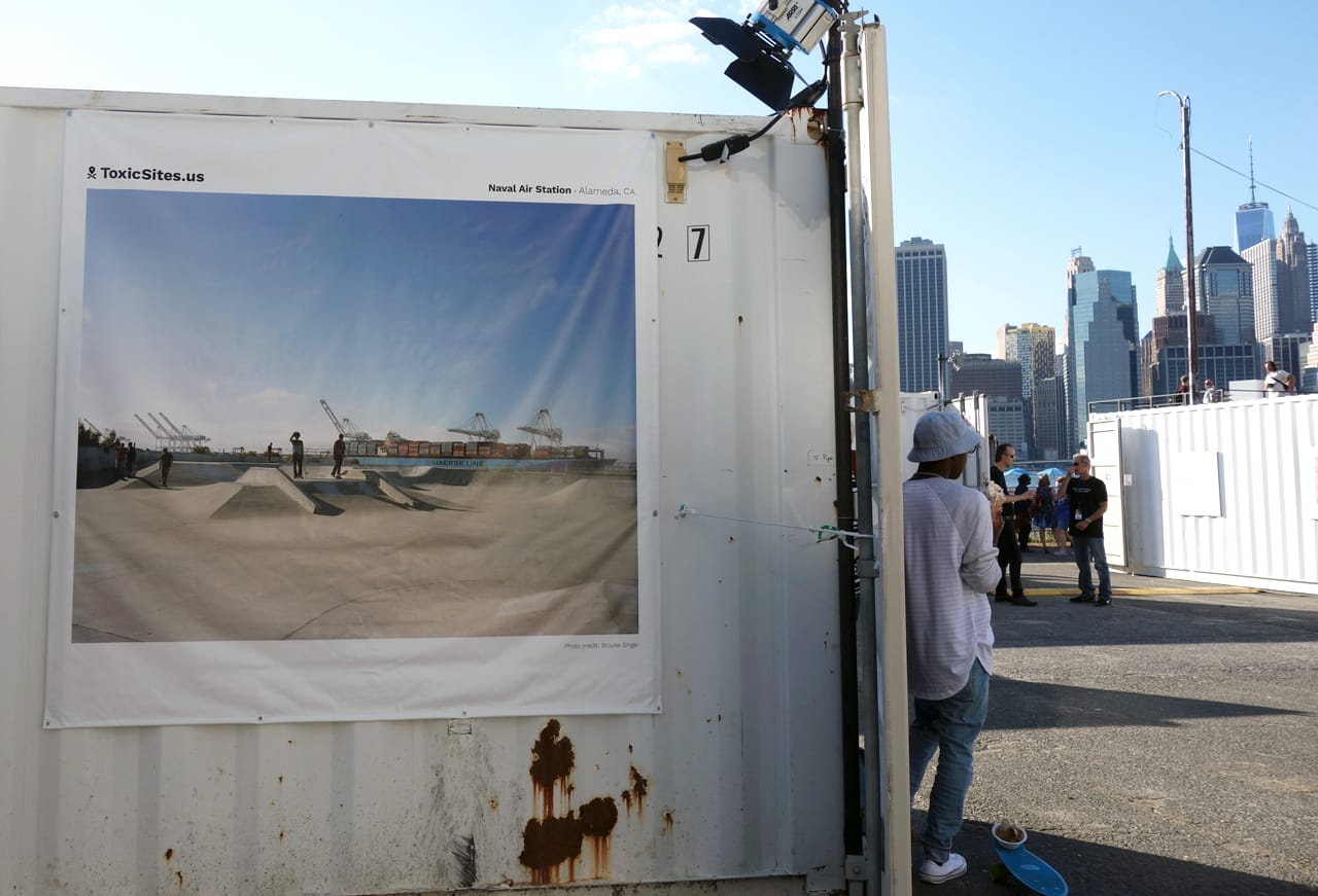 Toxic Sites US at Photoville (photo by the author for Hyperallergic)