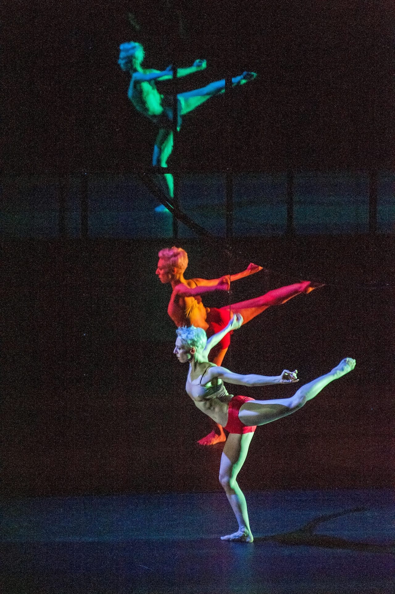 "Tree of Codes," directed and choreographed by Wayne McGregor, visual concept by Olafur Eliasson, and music by Jamie xx. Performed by dancers from Paris Opera Ballet and Company Wayne McGregor in the Drill Hall, Park Avenue Armory on Opening Night, September 14, 2015