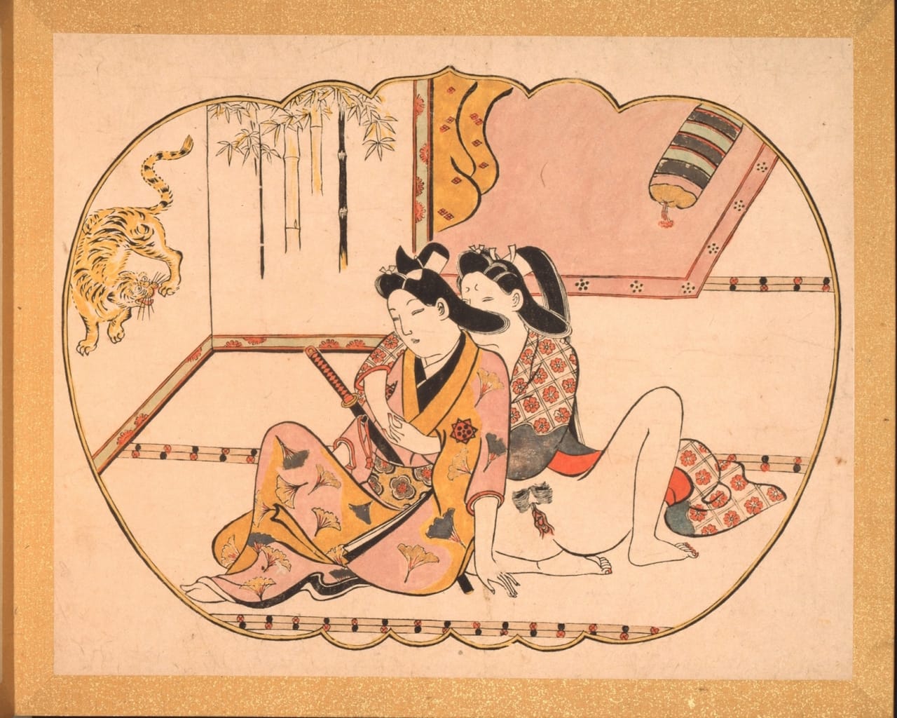 Hishikawa Moronobu, from "Twelve erotic scenes"