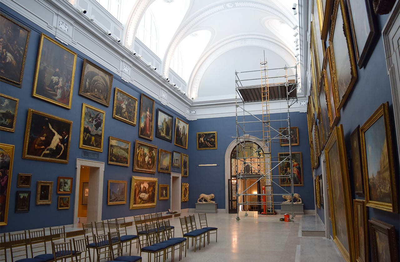 The interior of the Wadsworth Atheneum's renovated and rehung Morgan Memorial Building (all photos by the author for Hyperallergic)