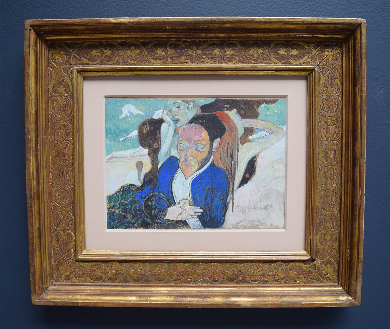 Paul Gauguin, "Nirvana: Portrait of Meyer de Haan" (ca. 1889–90) in the Wadsworth Atheneum's renovated late 19th-century art gallery