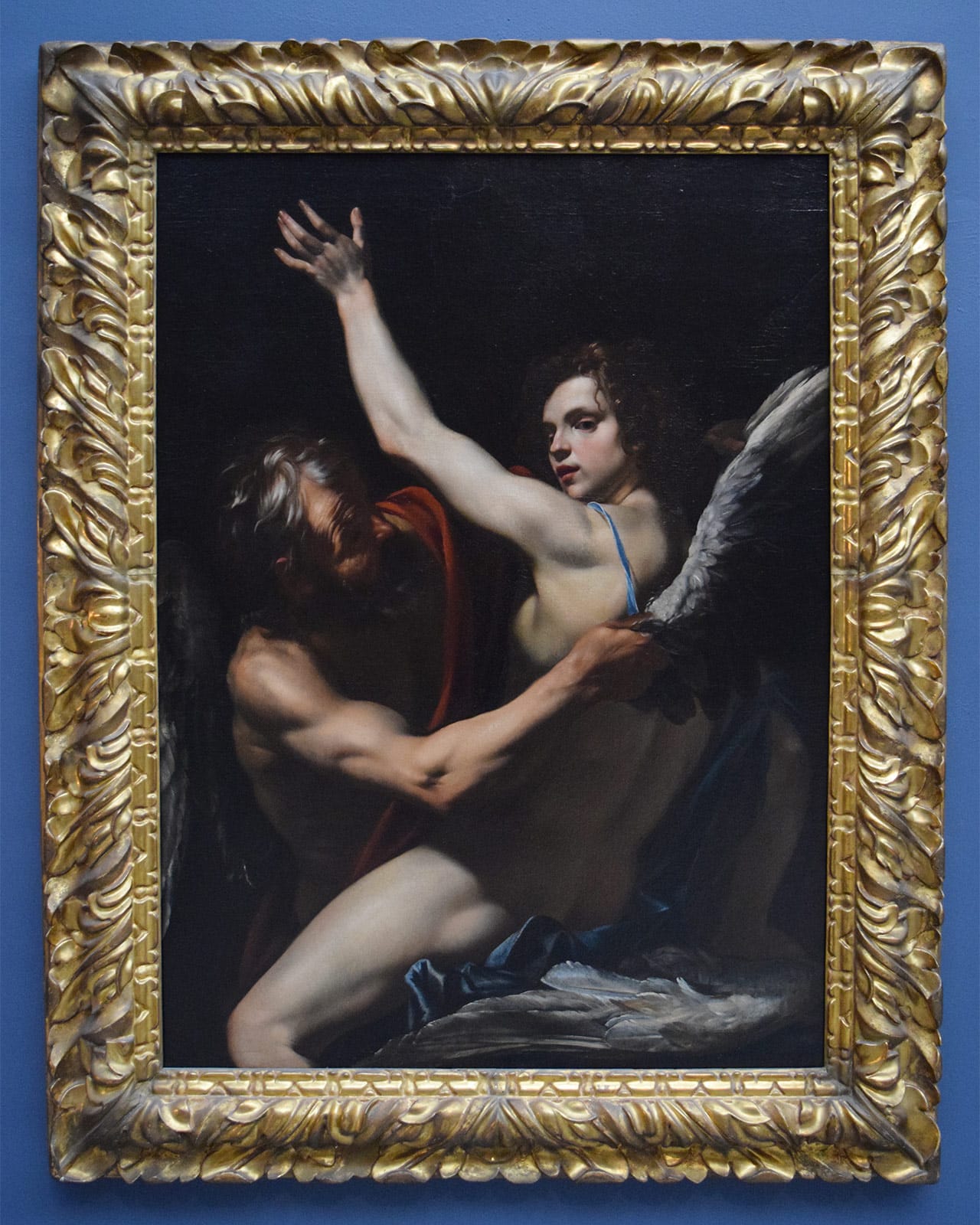 Orazio Riminaldi, "Daedalus and Icarus" (ca. 1625) in the Wadsworth Atheneum's Great Morgan Hall