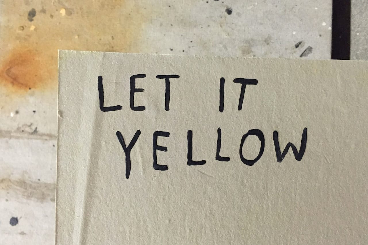 Keith Rocka Knittel, Let it Yellow (via humanresourcesla.com)