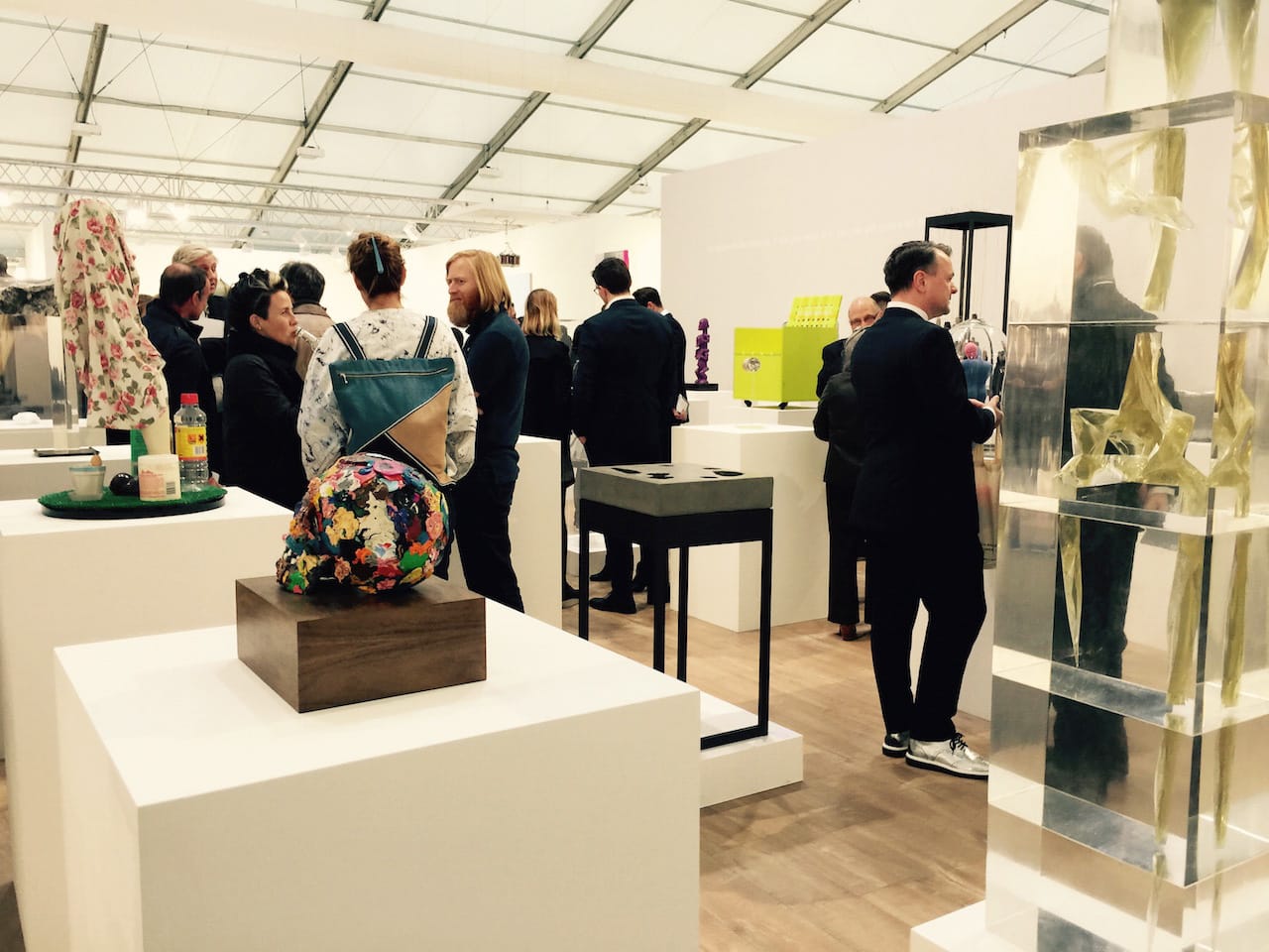 Hauser and Wirth's installation of small sculptures was crowned by a quotation from Ruth Asawa: "Sculpture is like farming. If you just keep at it, you can get quite a lot done."