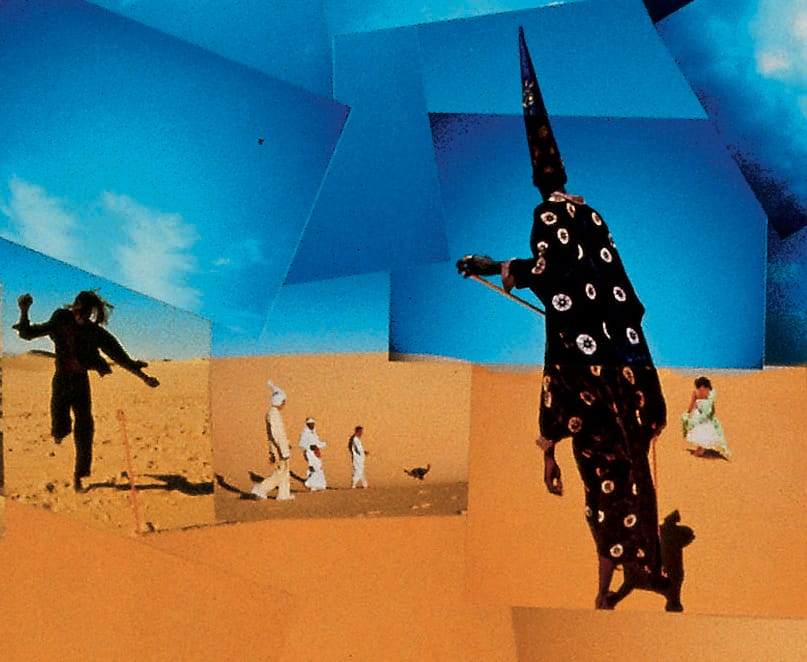 Lara Baladi, detail from "Oum el Dounia" (2000-2007), wool and cotton 