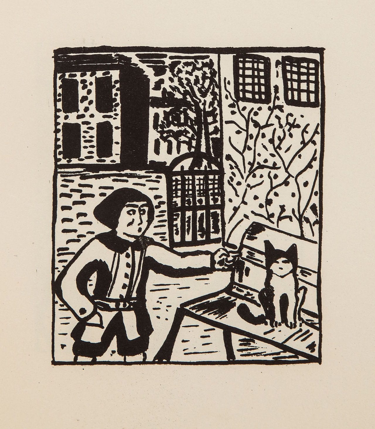 Balthus, from 'Mitsou: Quarante Images par Baltusz,' (1921) 