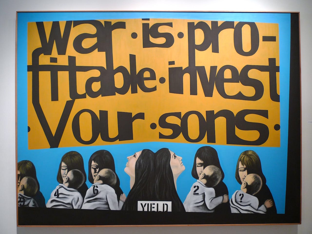 Mel Casas, "Humanscape 41 (Yield)" (1968), 72" x 96", acrylic/canvas