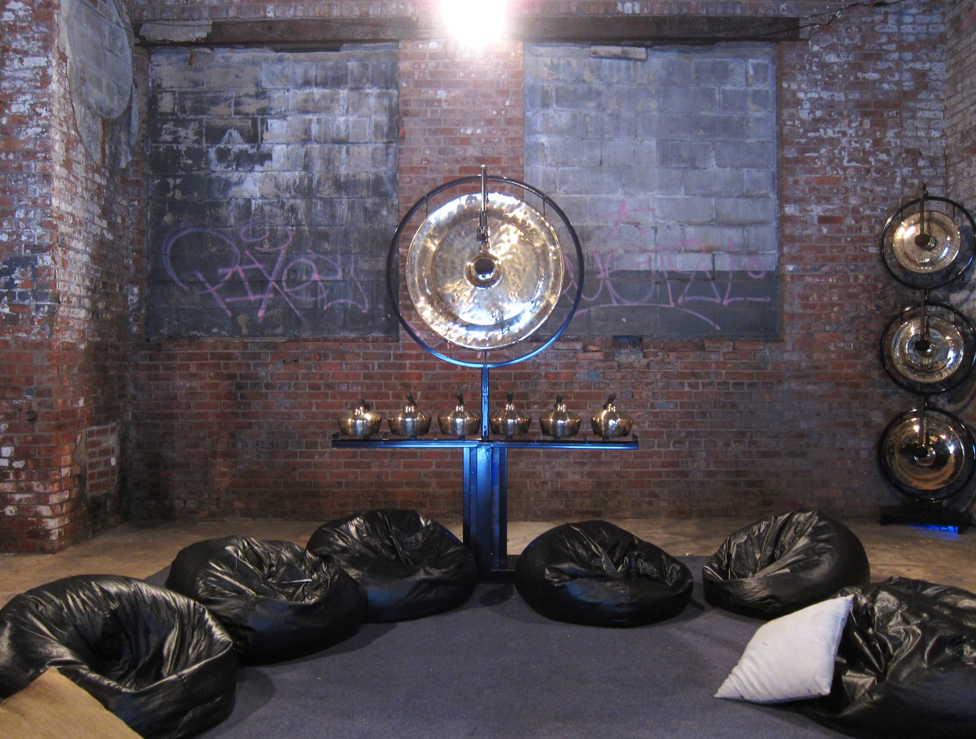 Aaron Taylor Kuffner, "The Gamelatron Urban Sanctuary" (2015) at the Chimney NYC