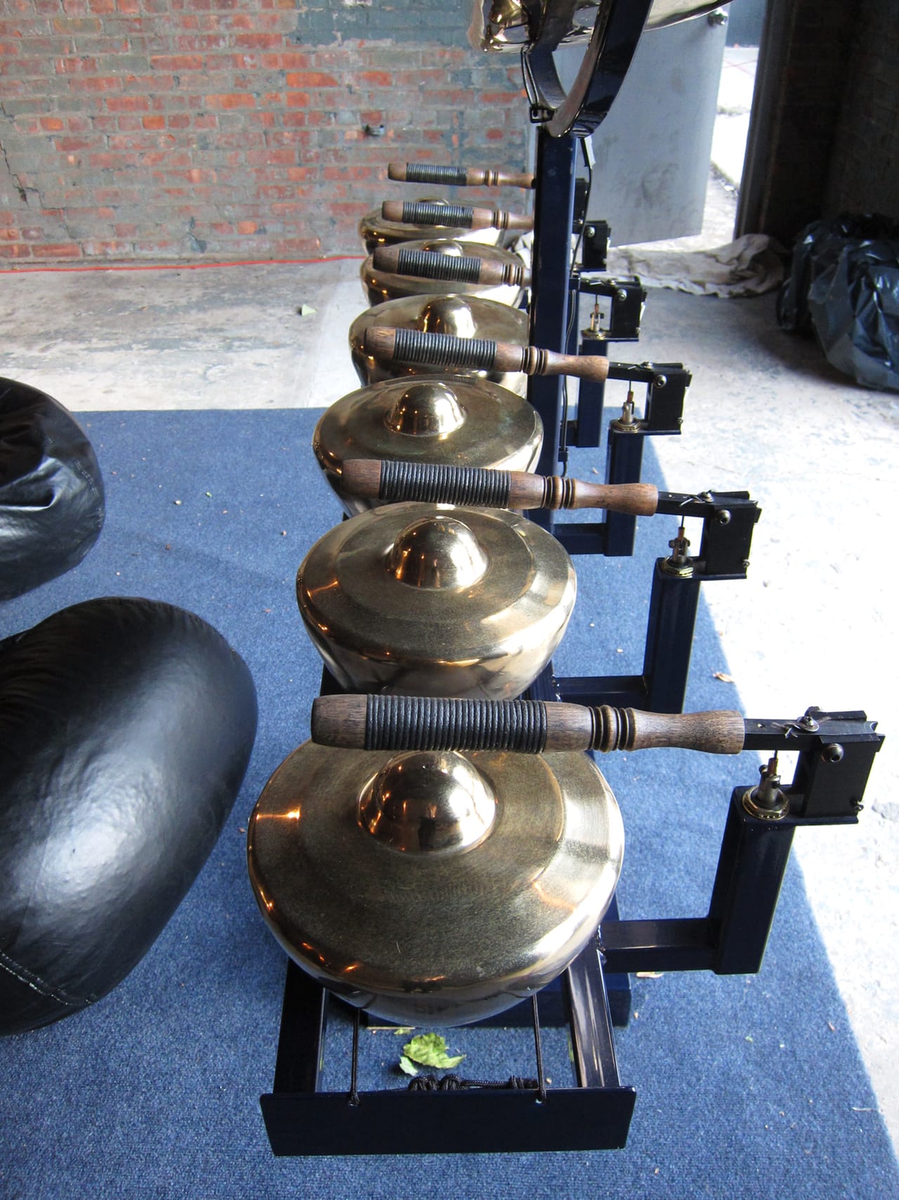 Aaron Taylor Kuffner, "The Gamelatron Urban Sanctuary" (2015) at the Chimney NYC click to enlarge)