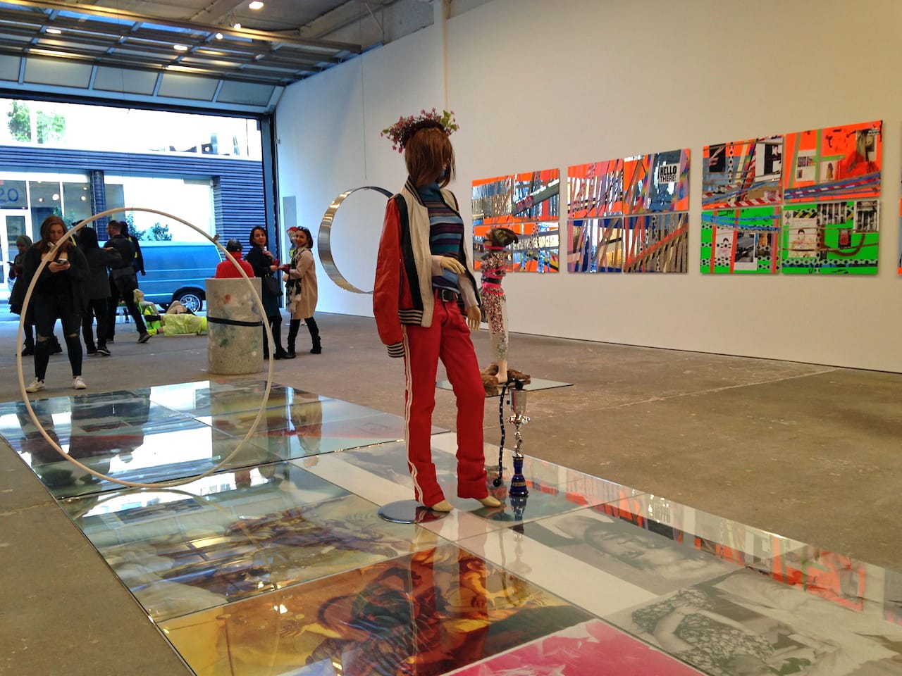 Installation view, ‘Isa Genzken’ at David Zwirner (all photos by Jillian Steinhauer/Hyperallergic)