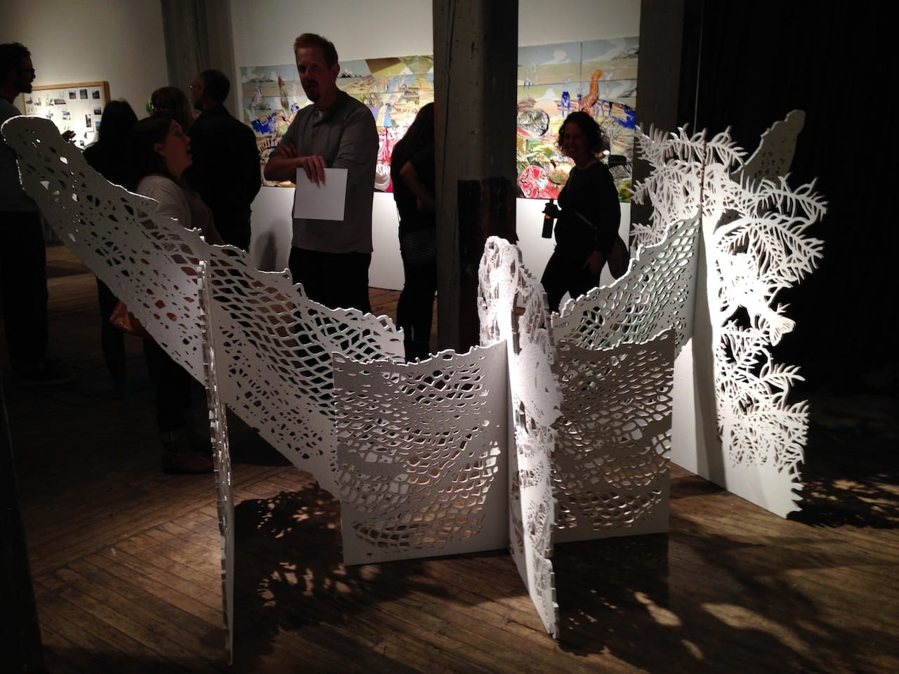 Sonja Peterson, "Ghost Ship" (all photos by the author for Hyperallergic)