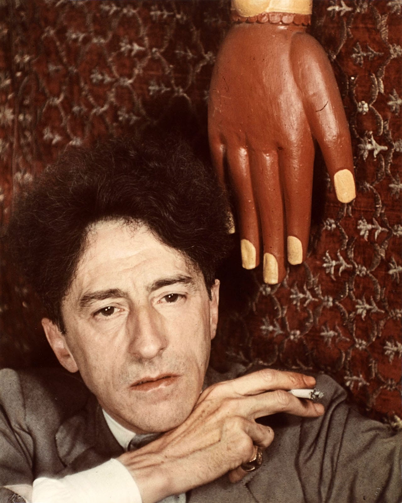 Gisèle Freund, "Jean Cocteau Paris" (1939) (courtesy the Centre Pompidou; © Estate Gisele Freund, RMN Fonds MCC IMEC)