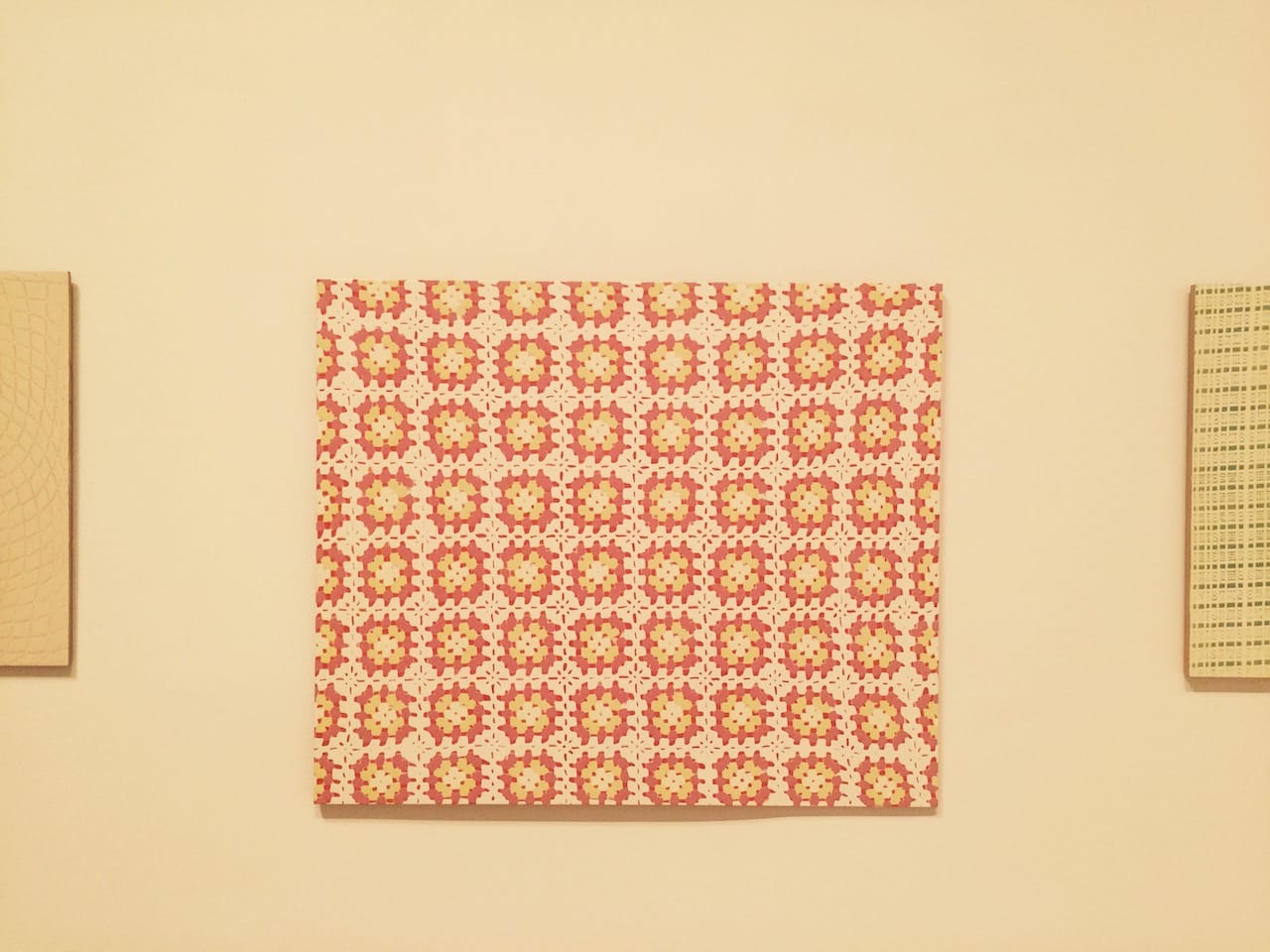Michelle Grabner, "Granny Square Afghan" (1996), 32.5 x 38 inches