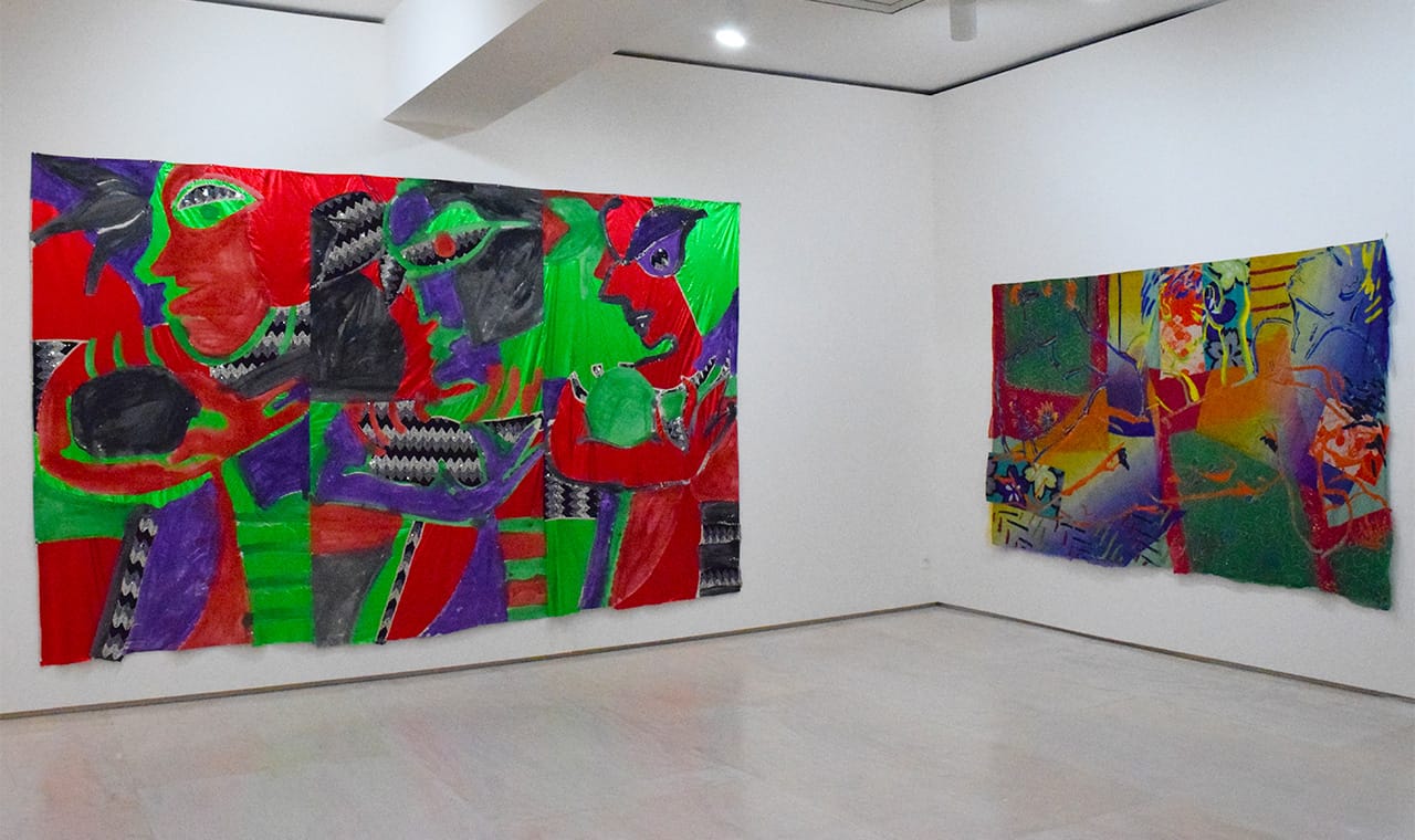 Robert Kushner's "Samba Class" (1982, left) and "Torrid Dreams" (1983)