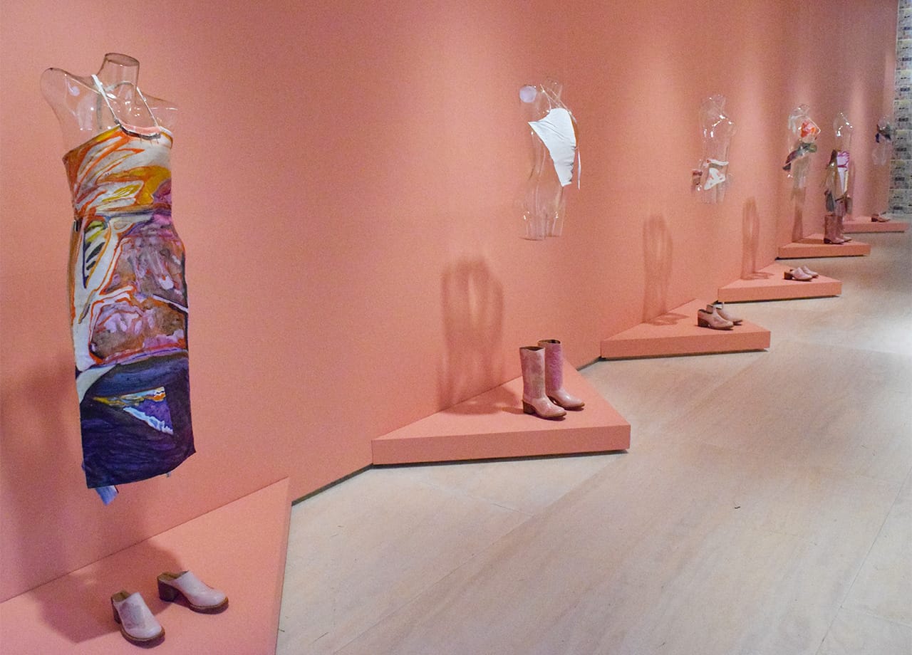 Fashion designs by Annabeth Marks and Eckhaus Latta