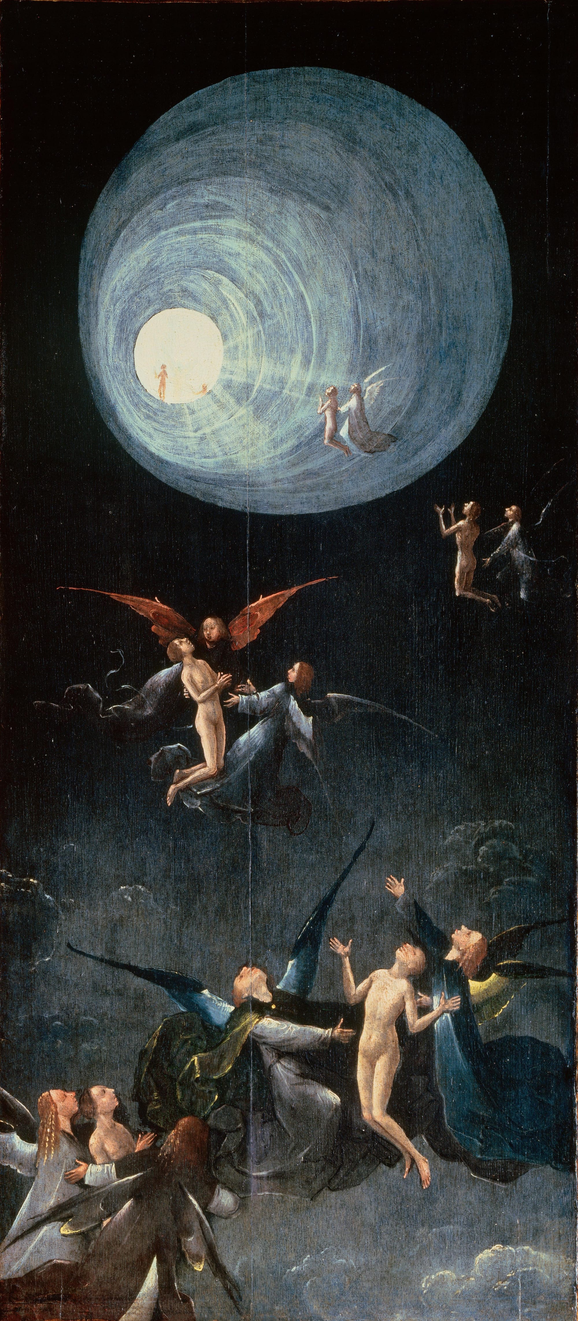"Ascent of the Blessed," Hieronymus Bosch, c. 1490 (image via Wikimedia Commons) 
