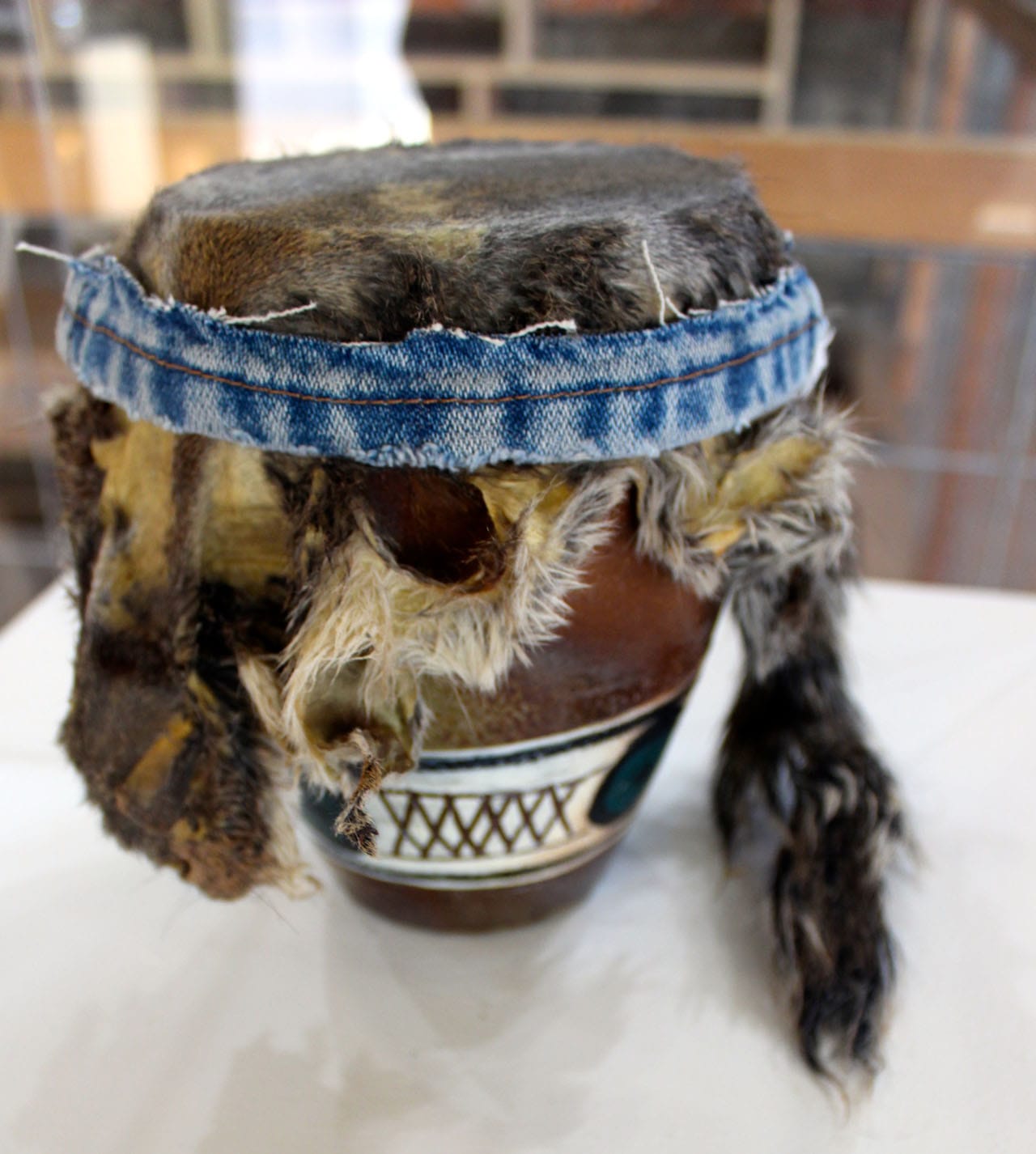 Nathan Tonning, "Squirrel Skin Bongo #4" (2015)