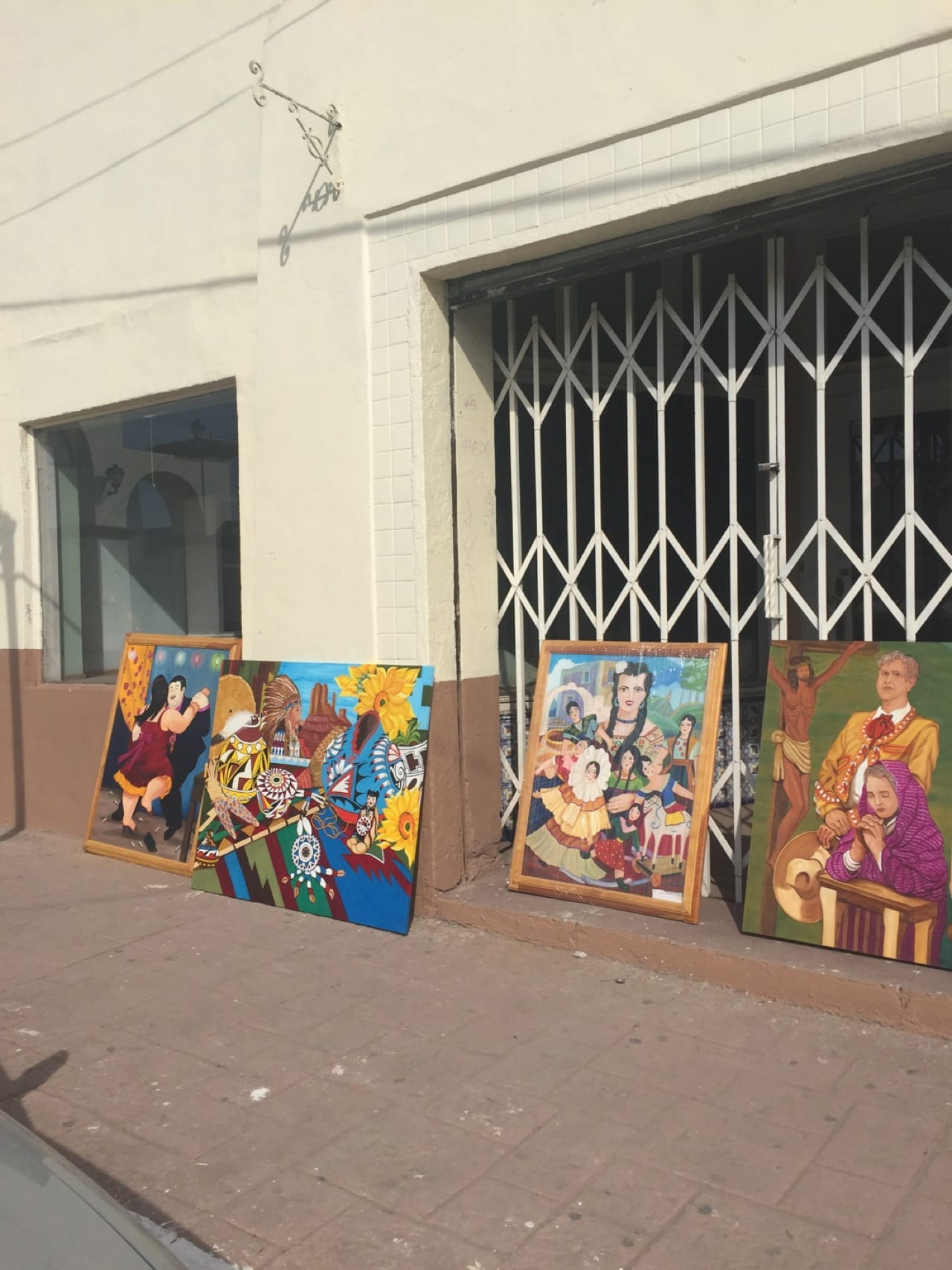The art walk in Agua Prieta