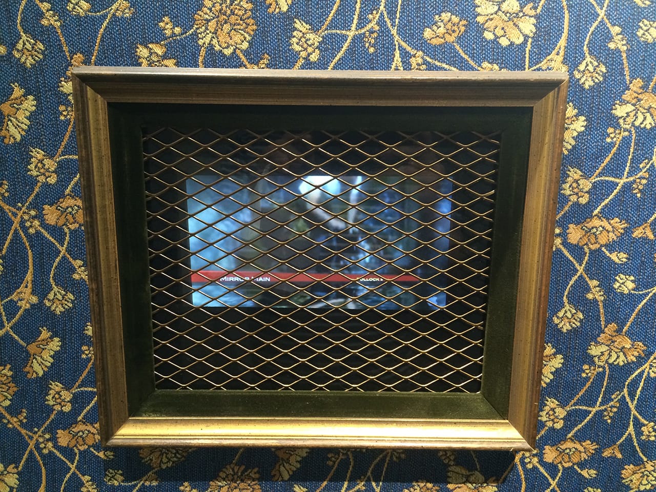 Close-up view of Chris Christion's “The Right of Chastisement: Punish the Body and Correct the Soul” (2014)