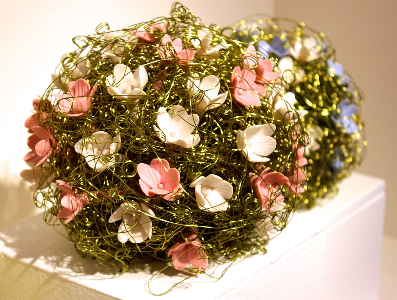 Williams' "flower balls" gain visual density the longer you look at them.