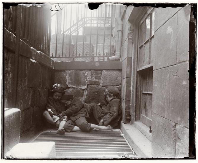 "Street Arabs in Night Quarters," photo by Jacob A. Riis (1888-1889) (courtesy Museum of the City of New York, Gift of Roger William Riis)