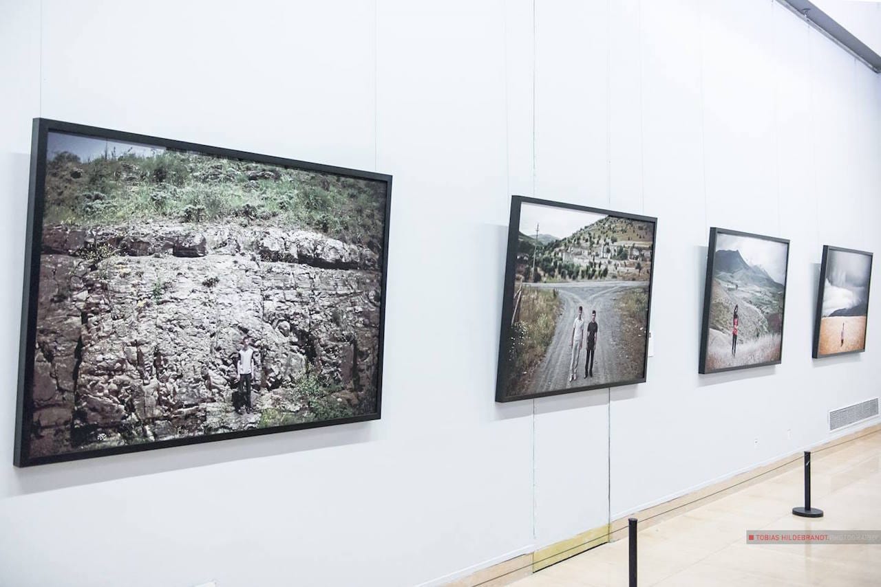 Karen Mirzoyan's "Karabagh War Series: Past, Present, and Future" (2010) (photo by Tobias Hildebrandt)