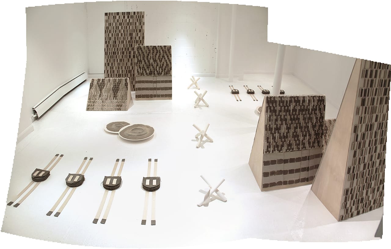 Installation view, 'Liliya Lifanova: Rumour from Ground Control' at Rooster Gallery (all images courtesy Rooster Gallery)