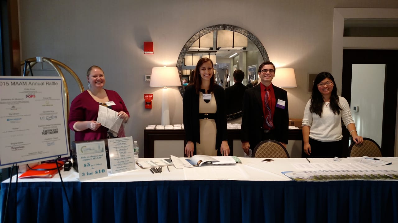 The MAAM staff greeters at the 2015 conference. Photo by Michelle Paulus.
