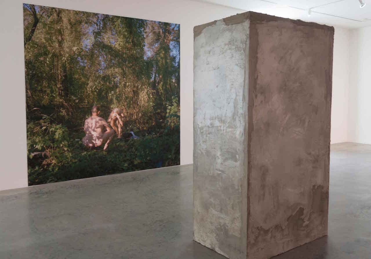 Installation view of Matthew Morrocco's "Self Portrait with David" (all images courtesy the artist)