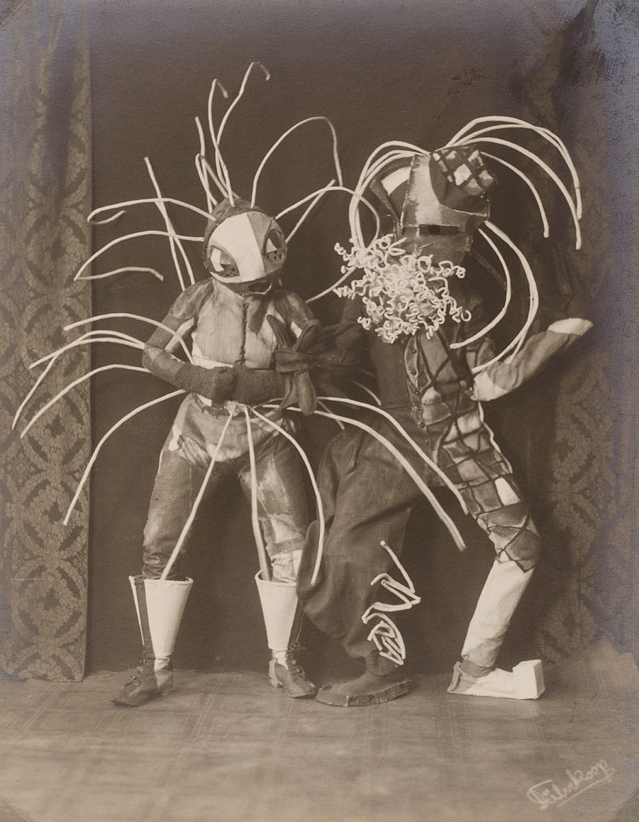 Dance costumes for "Toboggan" (1924), black and white positive on silver gelatin paper