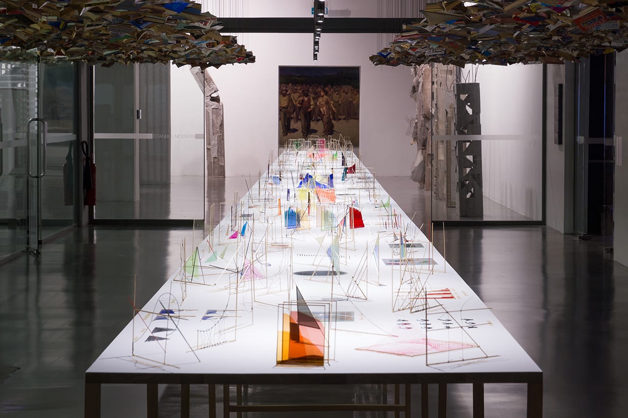 Richard Ibghy & Marilou Lemmens, 'The Prophets' (–ongoing), mixed media, dimensions variable, installation view at Istanbul Modern, 2015, produced in collaboration with Henie Onstad Kunstsenter and with La Biennale de Montréal. (photo by RIML)