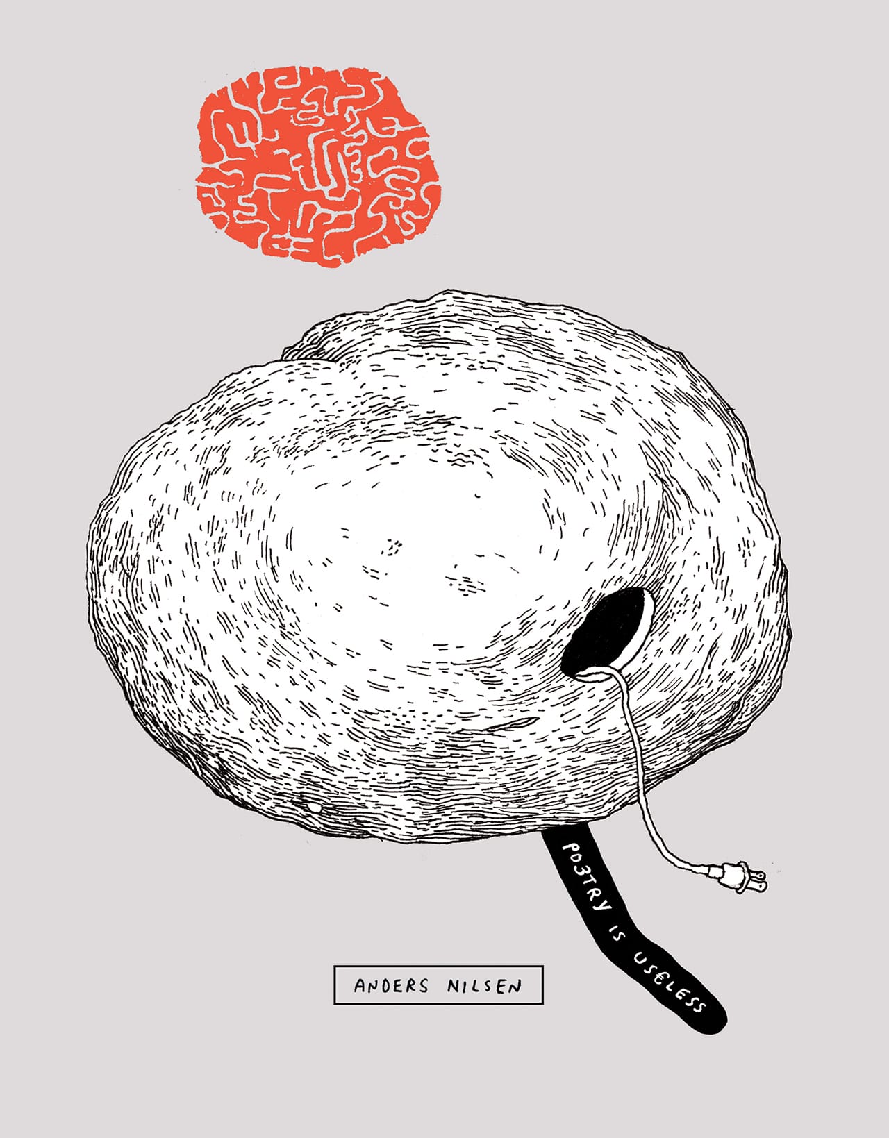 Anders Nilsen, cover of 'Poetry is Useless' (click to enlarge)