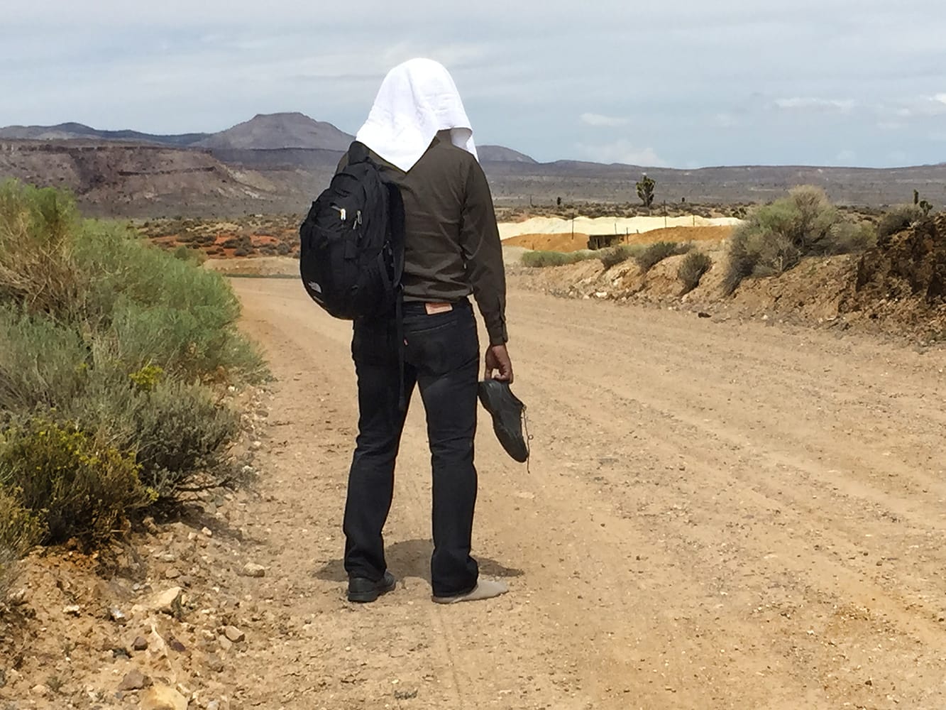 William Pope.L, "Desert" (via steveturner.la)