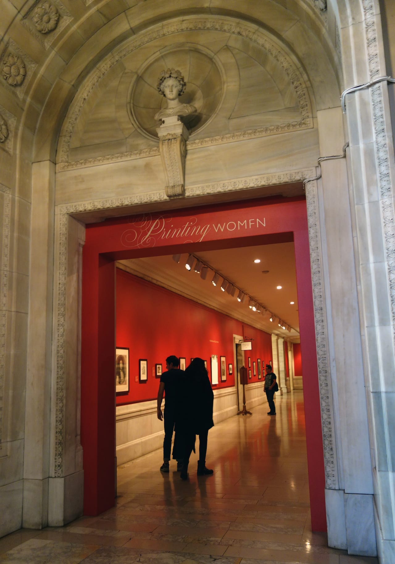 Installation view of 'Printing Women: Three Centuries of Female Printmakers, 1570–1900' (photo by the author for Hyperallergic)