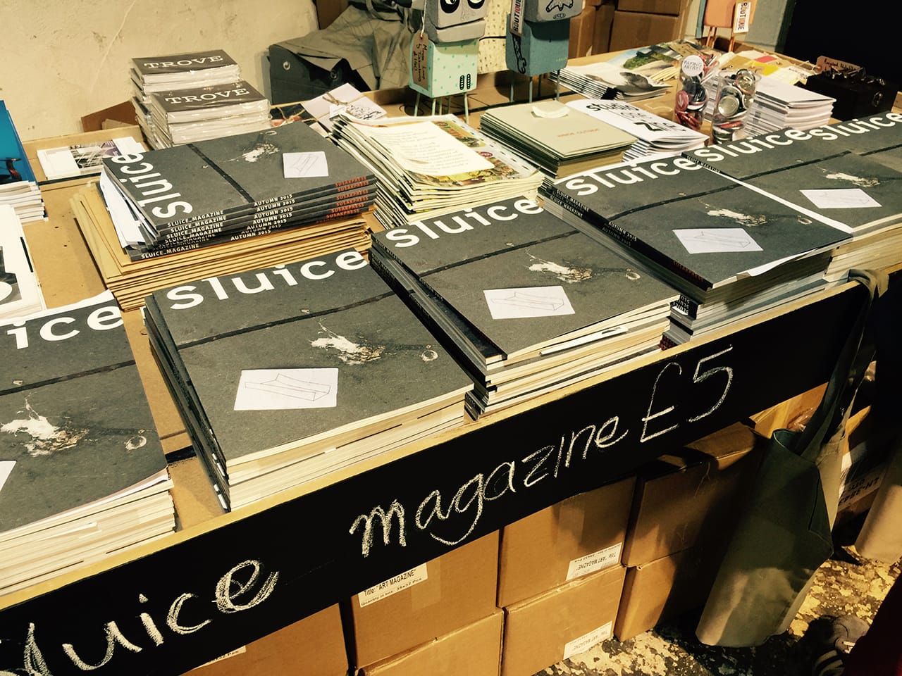 Frieze has a magazine. Sluice also has a magazine. (click to enlarge)