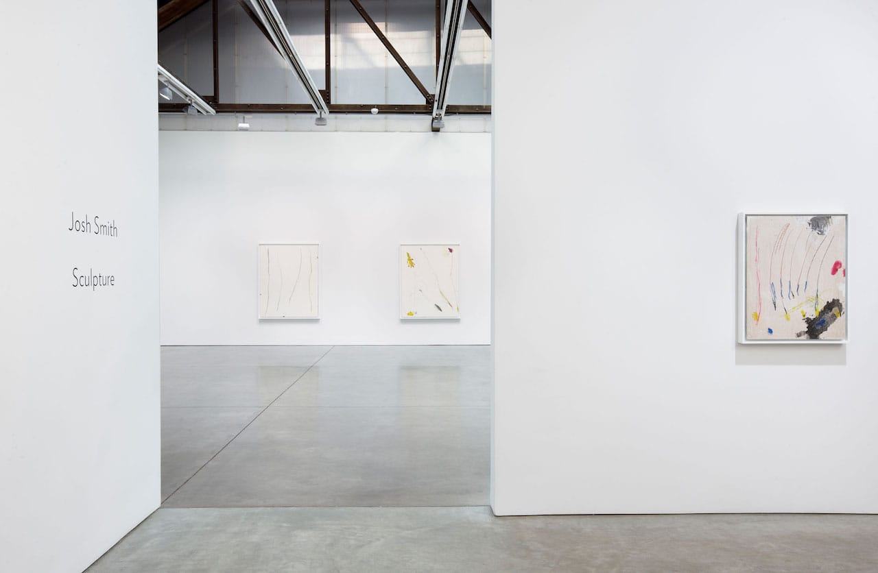 Installation view of 'Josh Smith: Sculpture' at Luhring Augustine (all images courtesy the artist and Luhring Augustine)