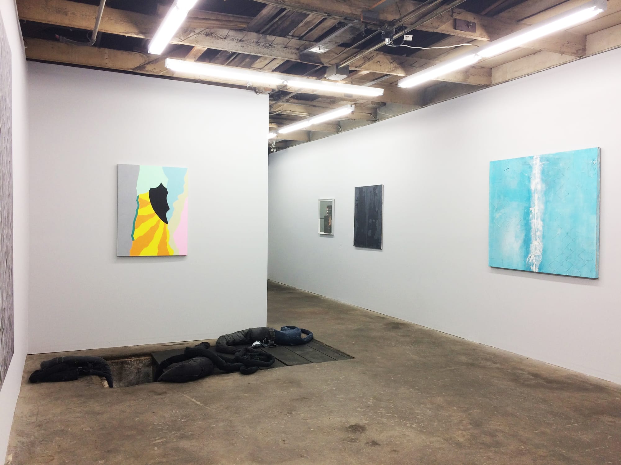 Installation view, Surface of Color at The Pit