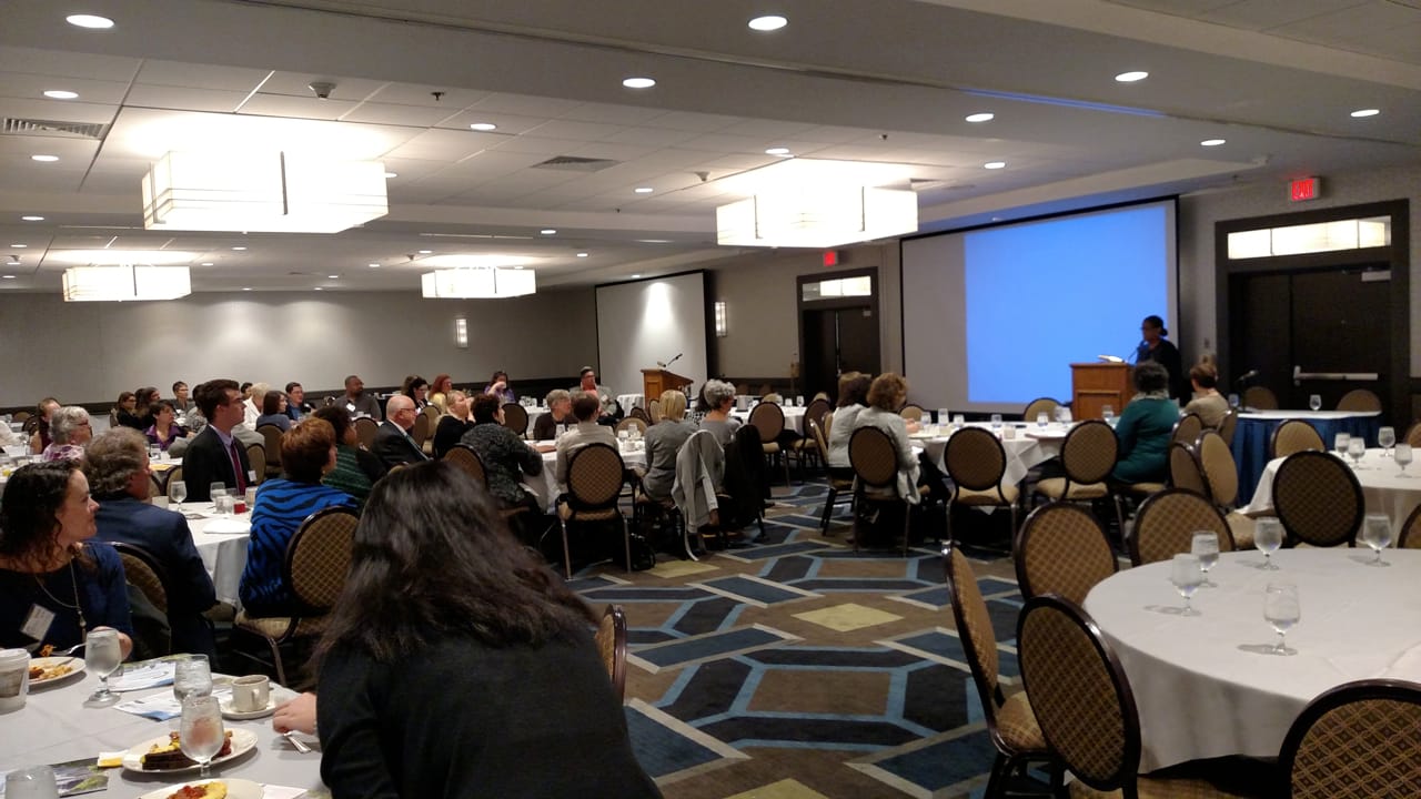 The MAAM keynote address given by Rosalyn McPherson. Photo by Michelle Paulus.