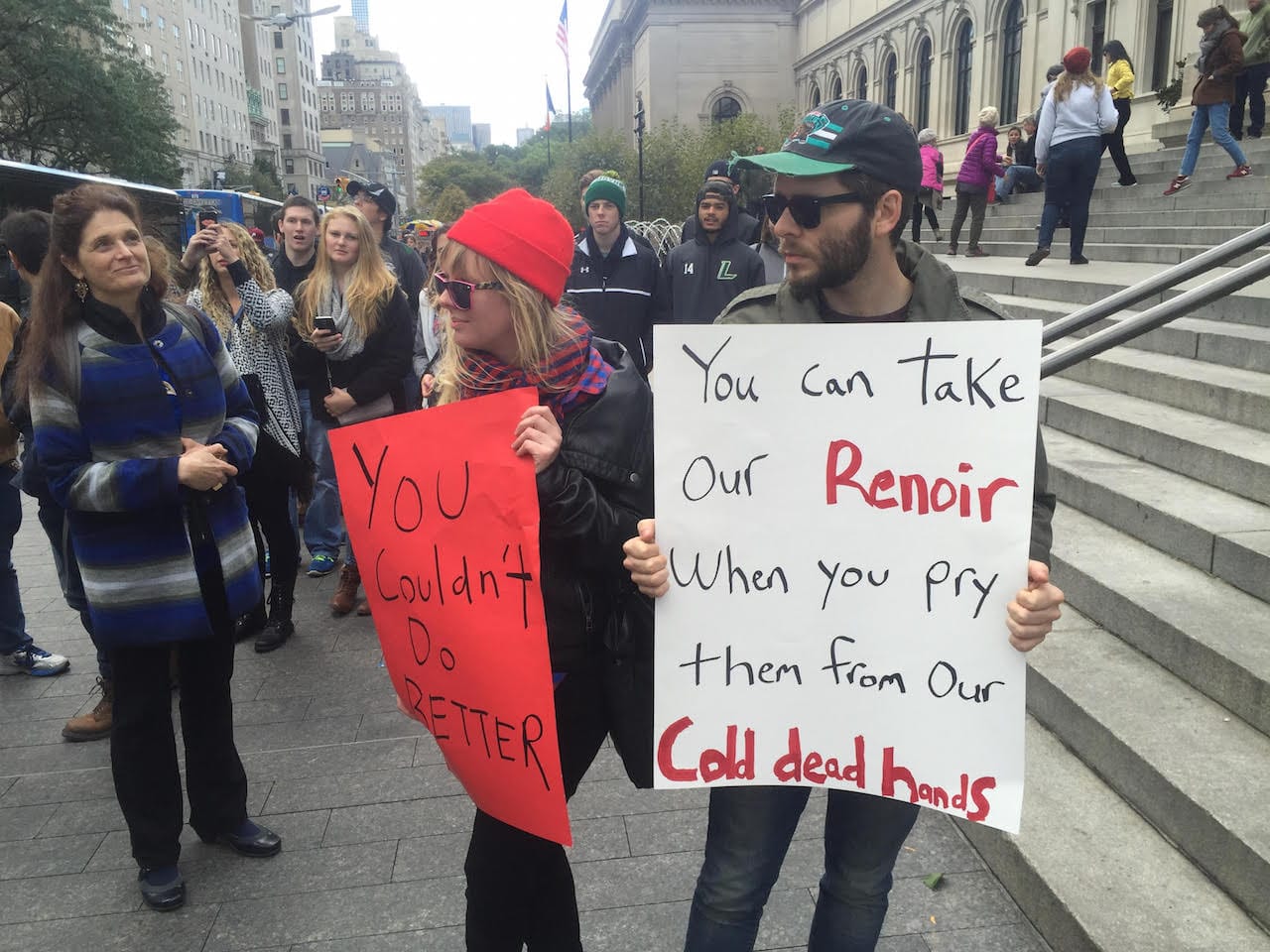 Counter-protestors to the RSAP movement