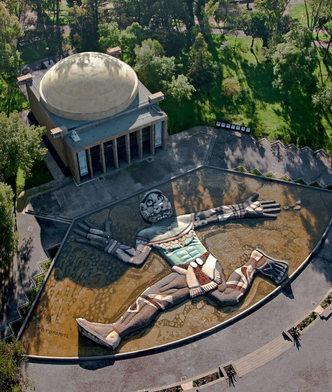 The 1951 Chapultepec Park in Mexico (photo by Michael Calderwood/World Monuments Fund)