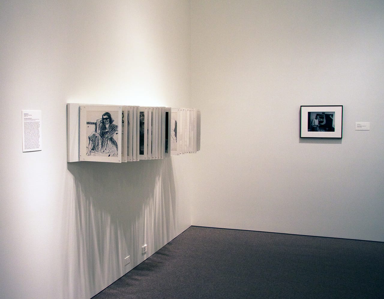 Installation view, 'Richard Diebenkorn: The Sketchbooks Revealed' at the Cantor Arts Center at Stanford University (click to enlarge)
