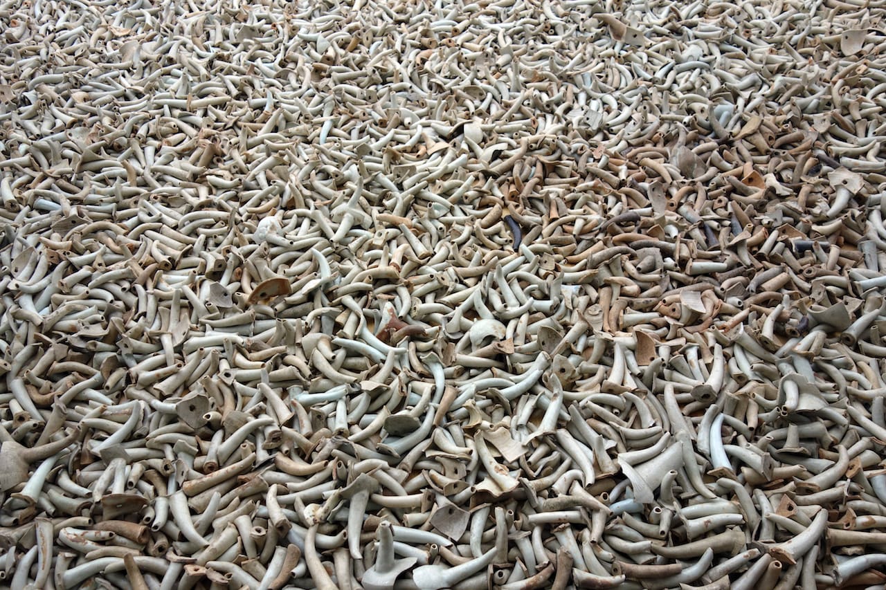 Ai Weiwei, "Spouts Installation" (2015) at Tang Contemporary Art Center