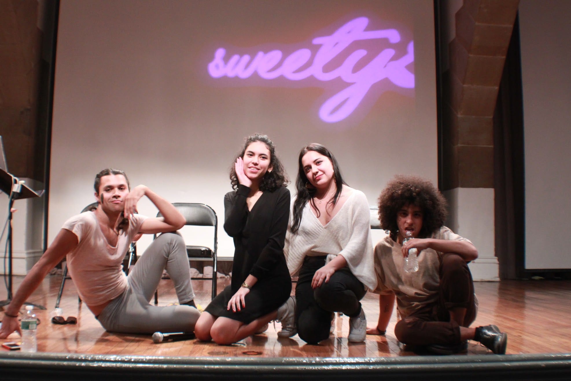 Cofounders of Sweety's presenting a talk on thier collboration