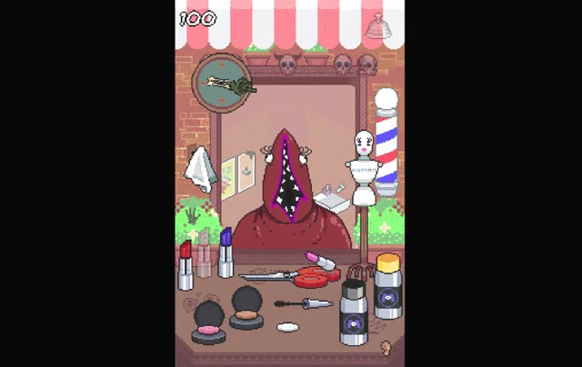 'Monstre de Coiffure' (GIF by the author)