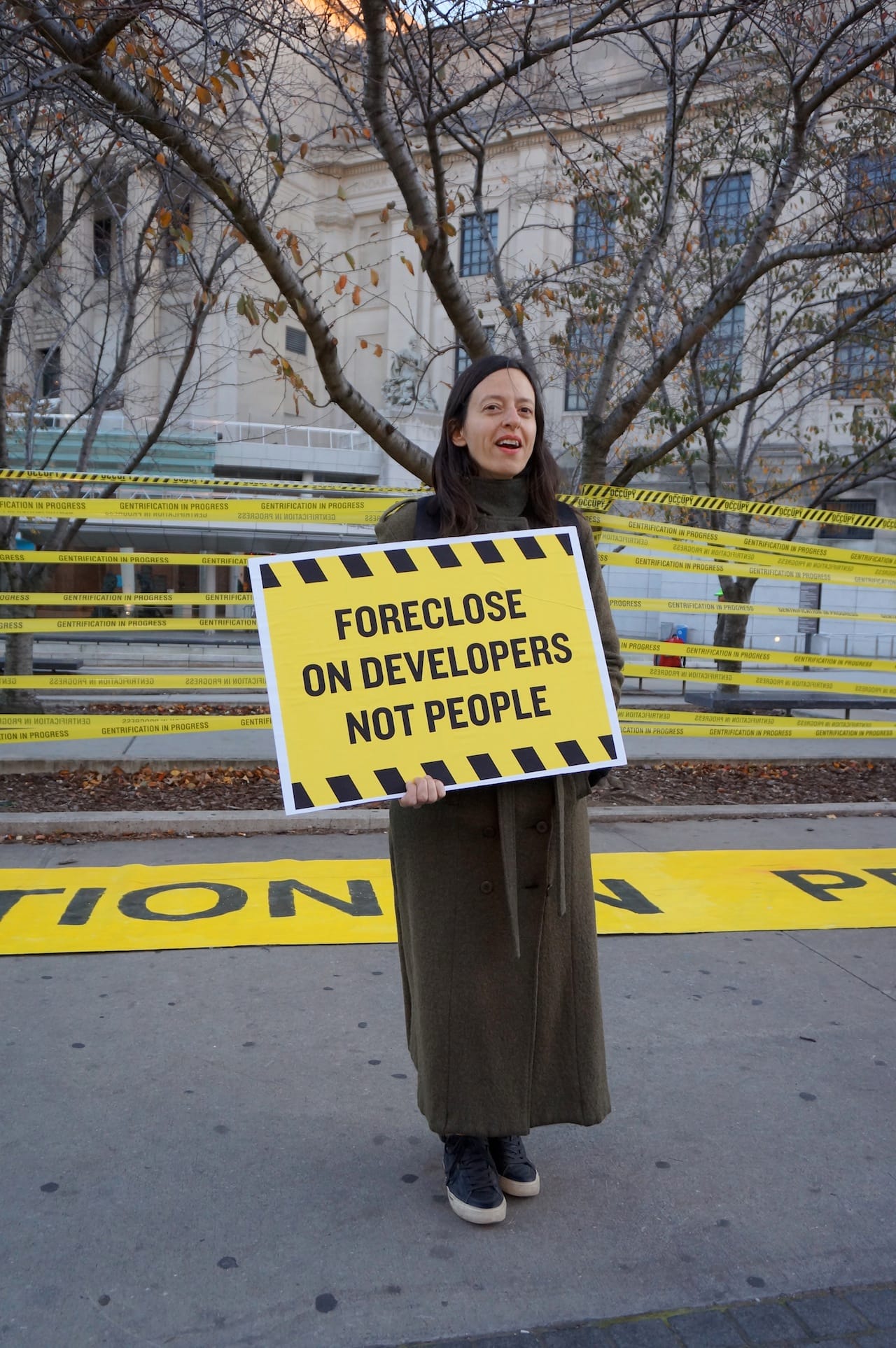 Tamara Zahaykevich of the Artist Studio Affordability Project (click to enlarge)