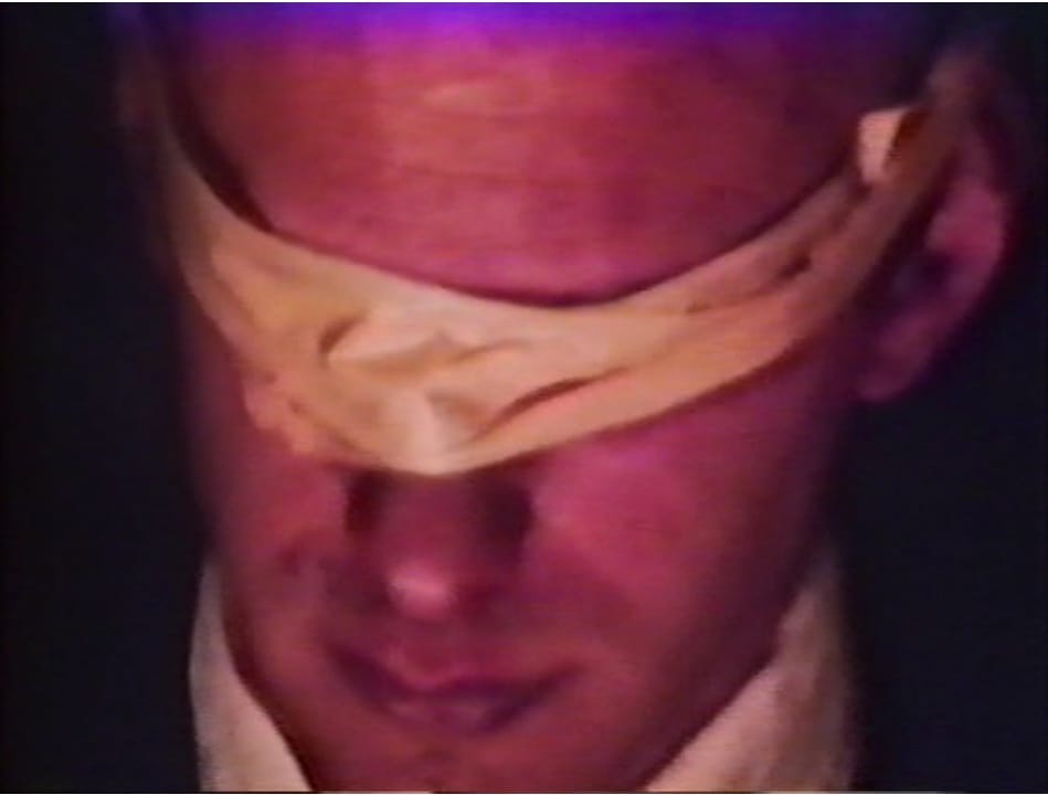 Eric Mitchell's 'Kidnapped' (1978) (all stills by the author for Hyperallergic)