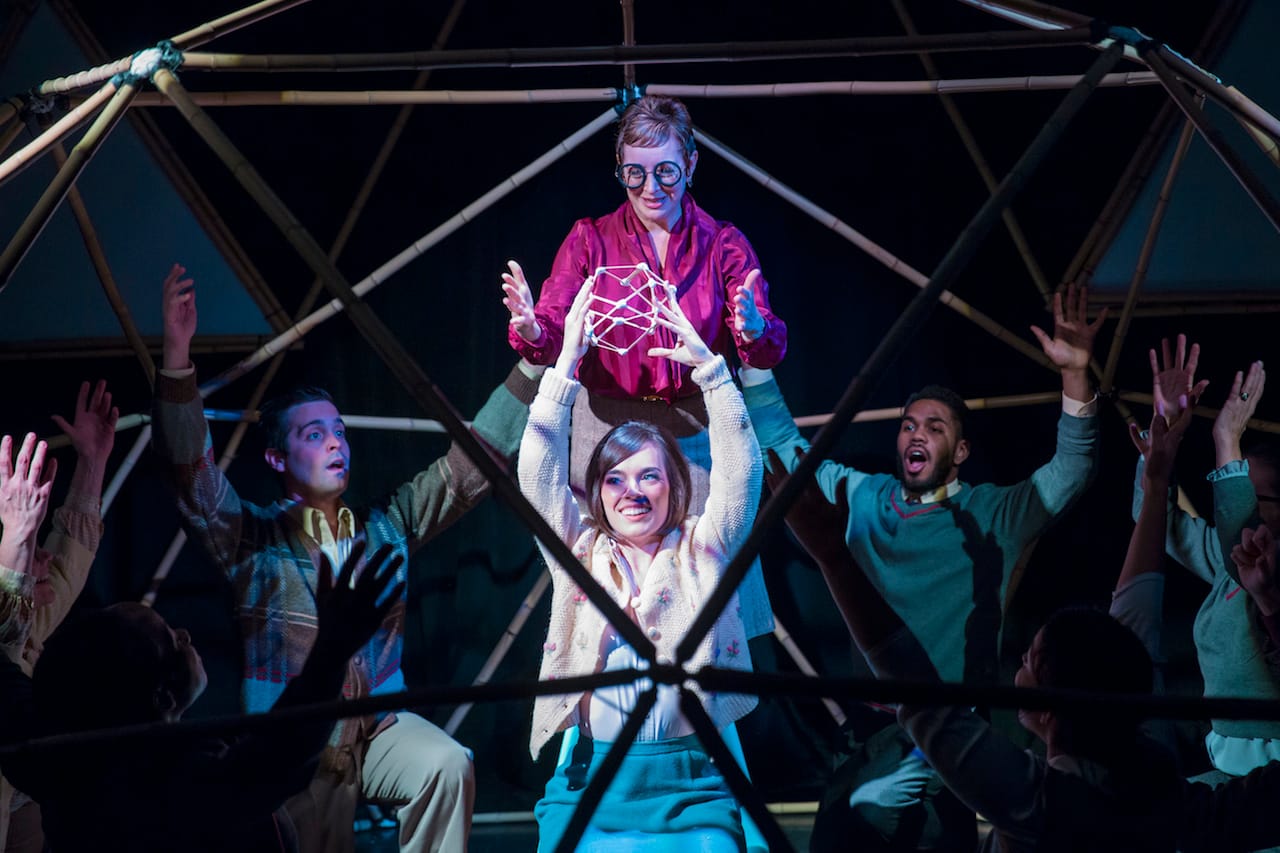 Jacob Trussell, Hannah Hartmann, Elizabeth London, and Roger Casey in 'God Is a Verb'