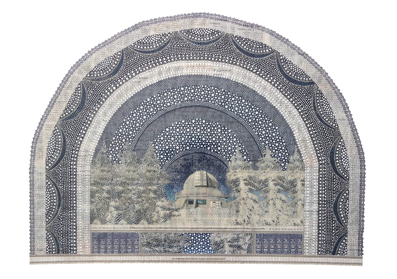 Myriam Dion, "Jeudi 12 férvrier, l'Observatoire du Mont-Mégantic" (2013)