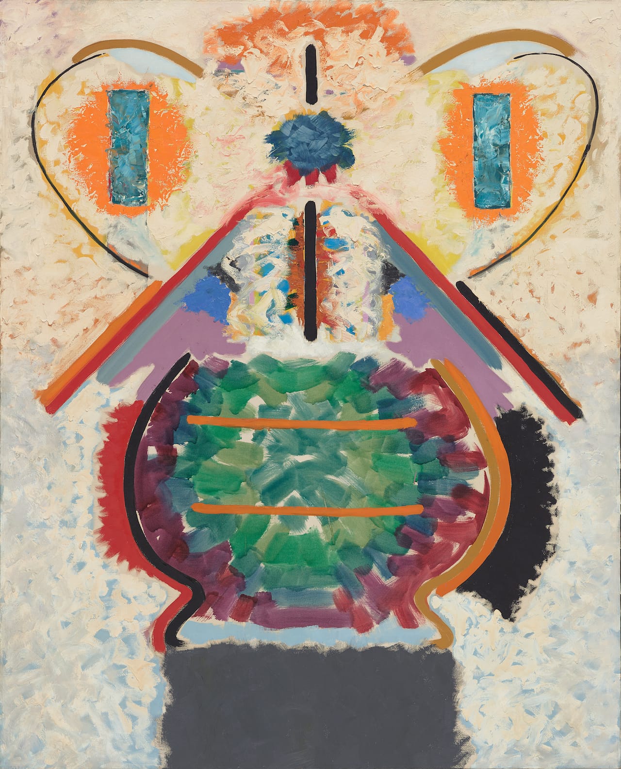 John Ferren, "The Butterfly Bowl" (1956), oil on canvas, 69 x 56 inches
